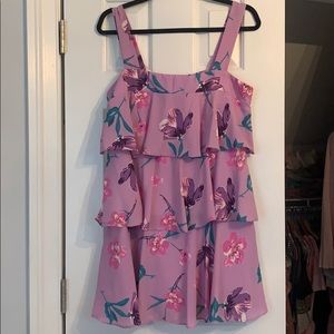Layered Floral Dress Pink Lily Boutique